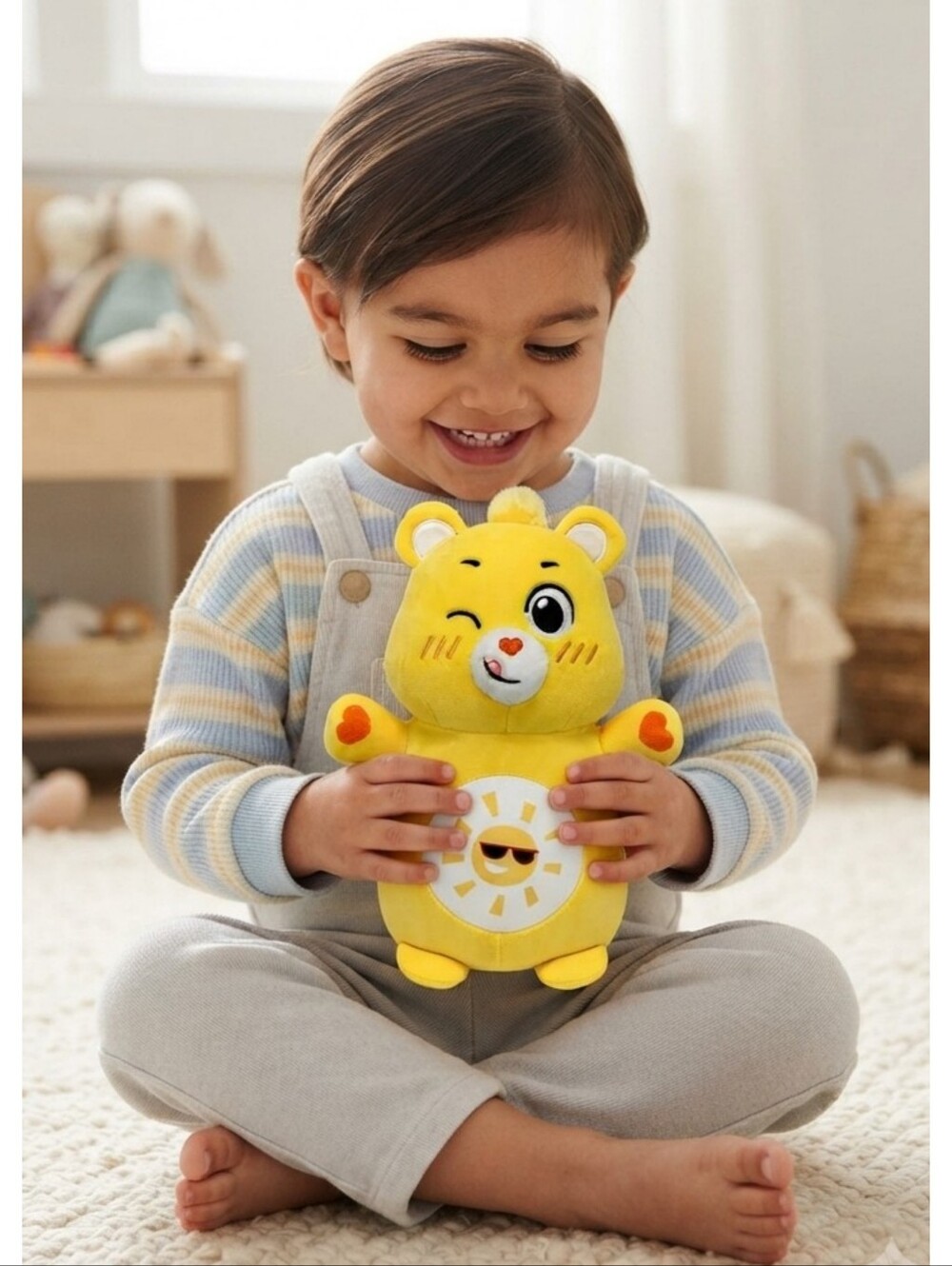 Care Bears 6" HugMees Squishmallow Funshine Bear